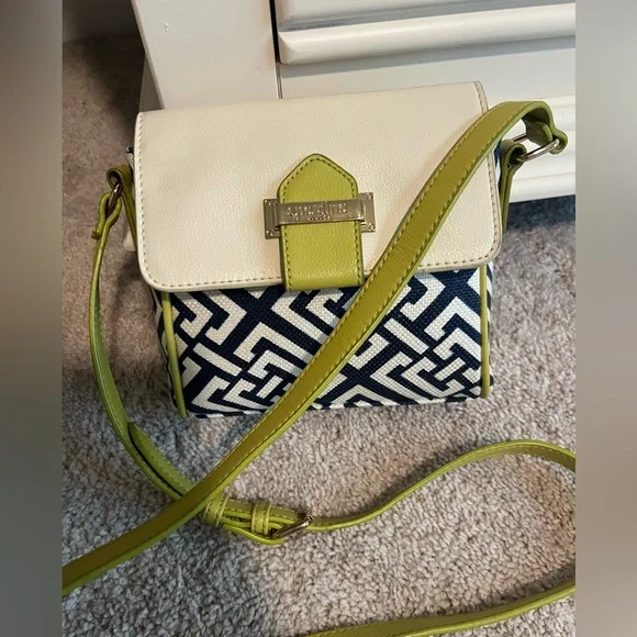 Spartina 449 Leather and Linen Crossbody - Picture 12 of 16